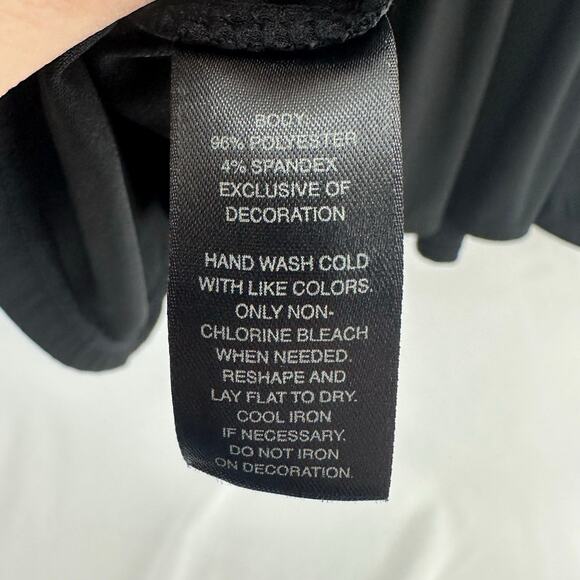 White House Black Market Beaded Halter Dress Size 4 Black Pink Y2K Bling Party - Picture 4 of 7